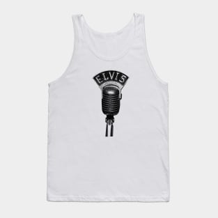 Elvis Microphone design Tank Top